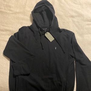 AllSaints Black Hoodie - Never Been Worn
